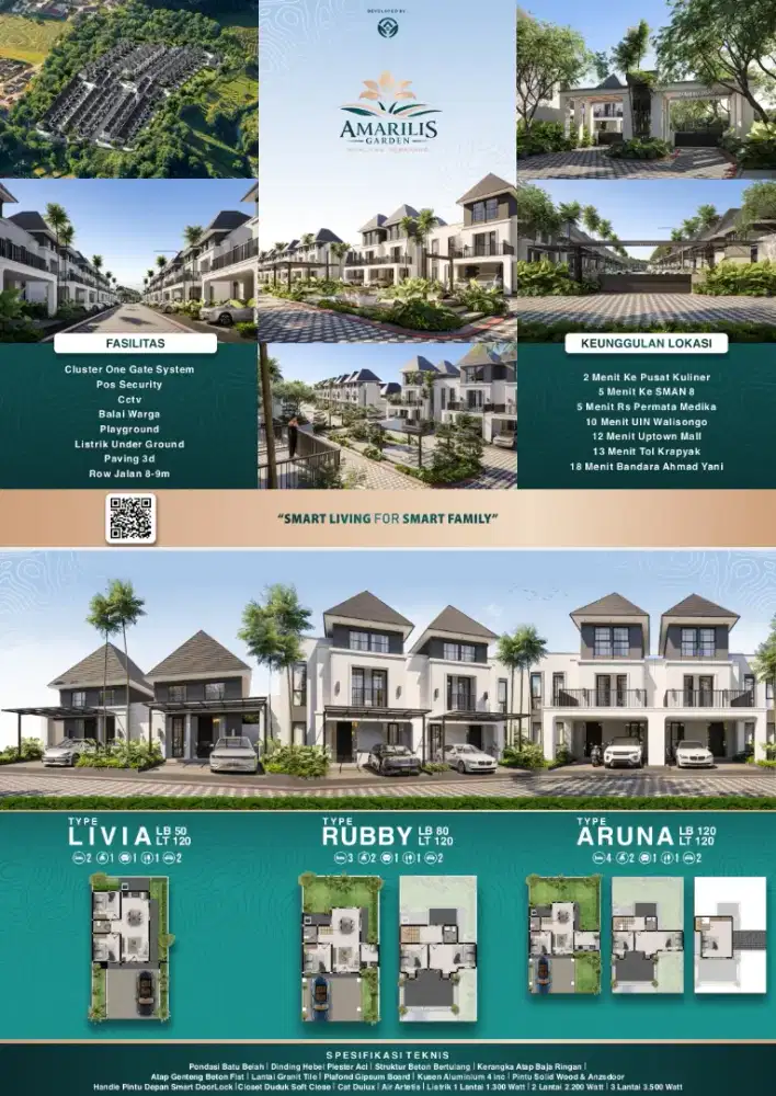 AMARILIS GARDEN NGALIAN SEMARANG BARAT NEW CLUSTER SEMARANG