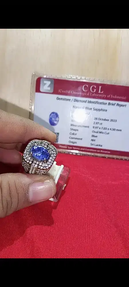 Natural Blue sapphire