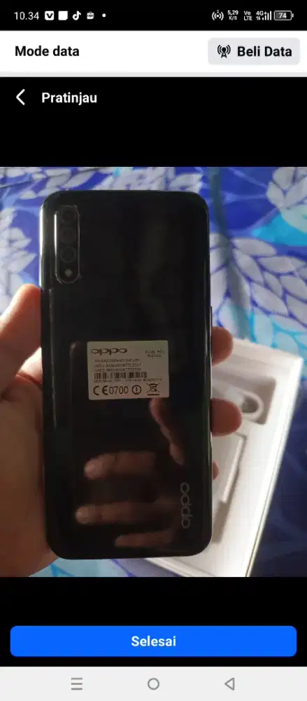 Jual hp baru murah Oppo A31 ram 8/256 layar 6,53 inch fulset