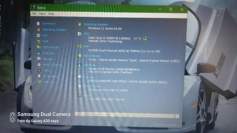 Laptop Toshiba Dynabook Satellite B374 siap pakai
