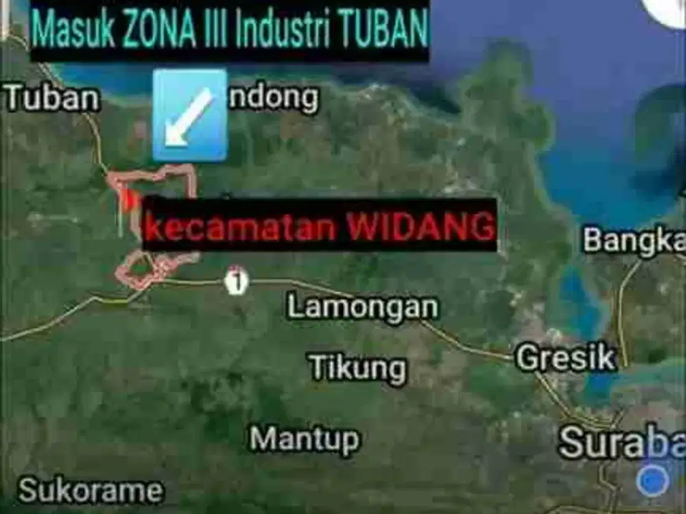 Di Jual Tanah 0 Jl NASIONAL Kec. WIDANG - TUBAN