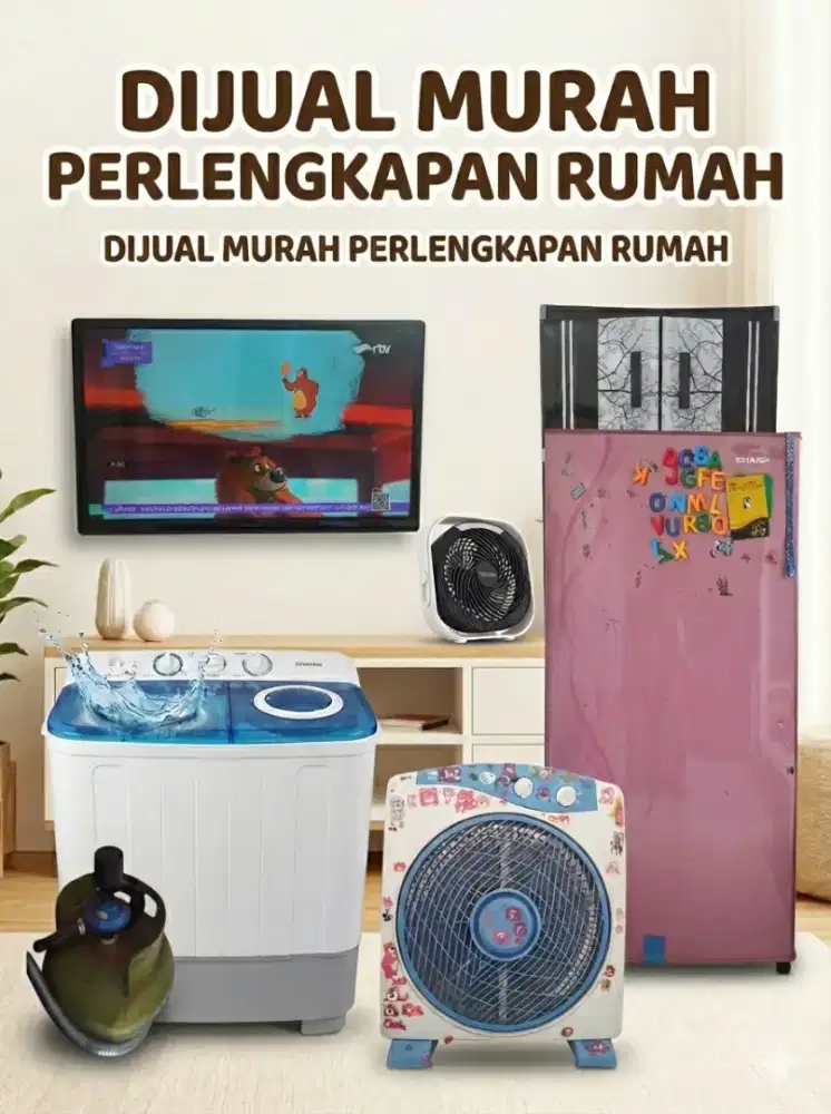 Jual Murah Perlengkapan Rumah/Kosan