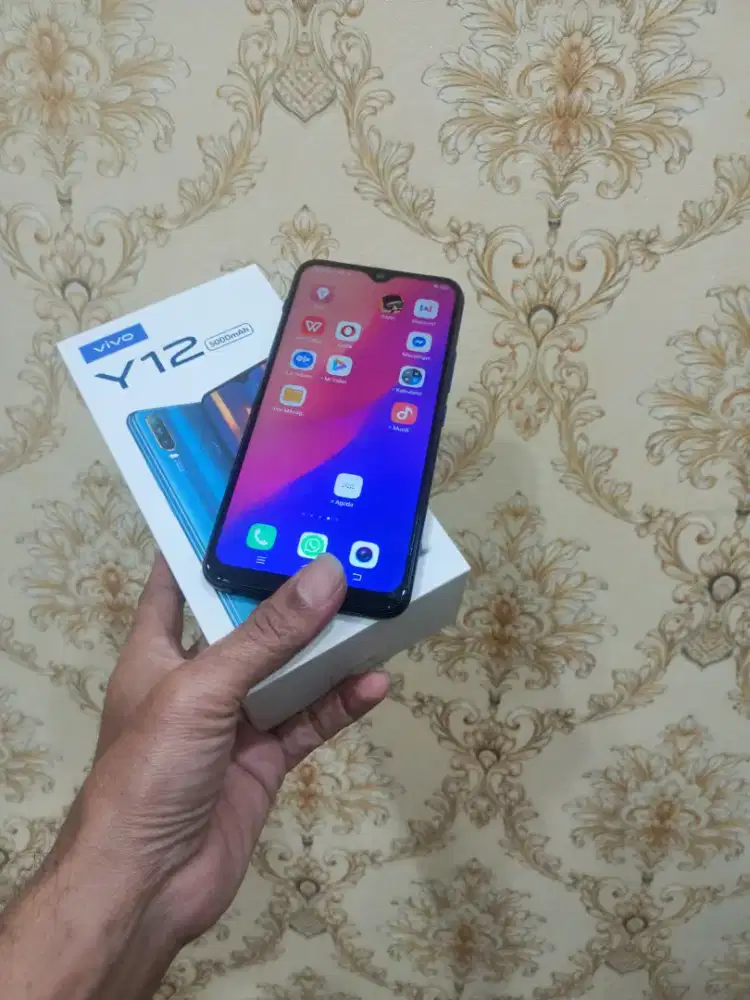 Vivo y12 ram 3/32 normal semua nya lkp