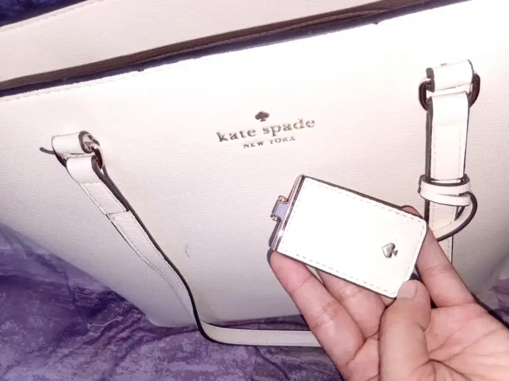 Dijual Cepat! Tas Kate Spade Putih gading