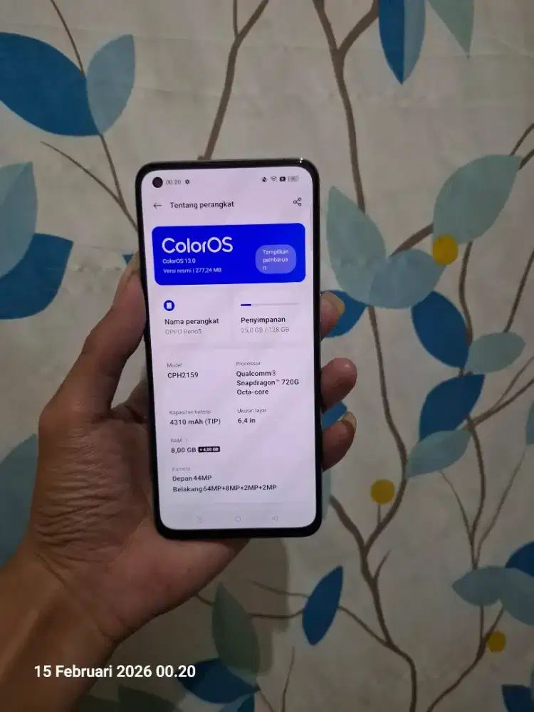 Oppo reno 5 8/128