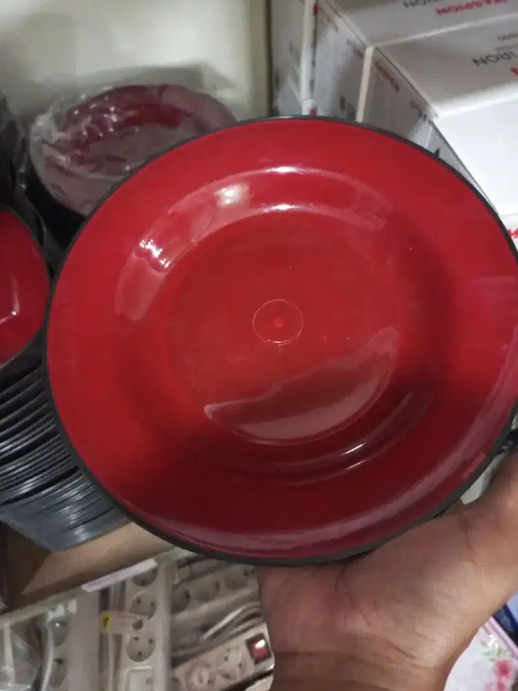 Piring ramen plastik serbaguna