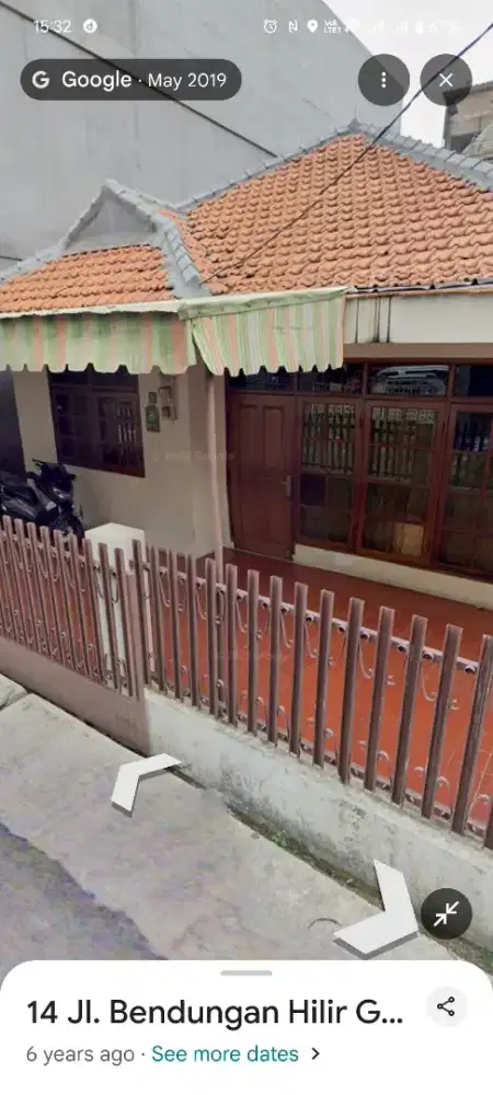 Dijual cepat rumah tua di BenHil,hitung tanah saja dibawah Pasaran