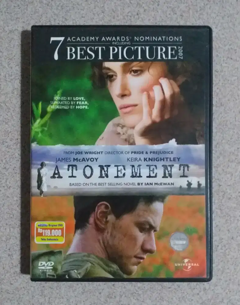 Dvd Reg.3 Atonement.