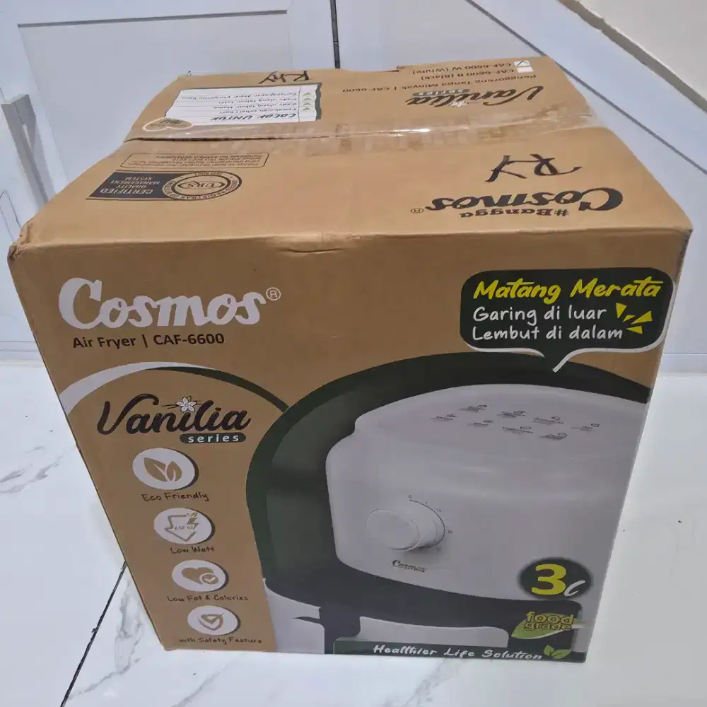 Air Fryer Cosmos CAF-6600 3L 650watt Putih