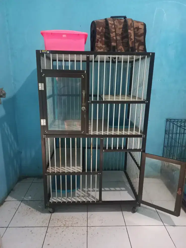 Kandang kucing aluminium second