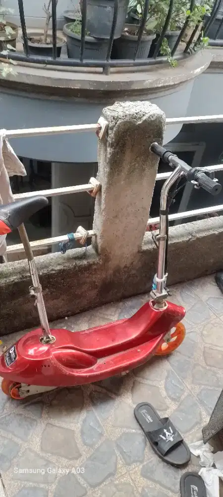 Yok bosku skuter listrik nya