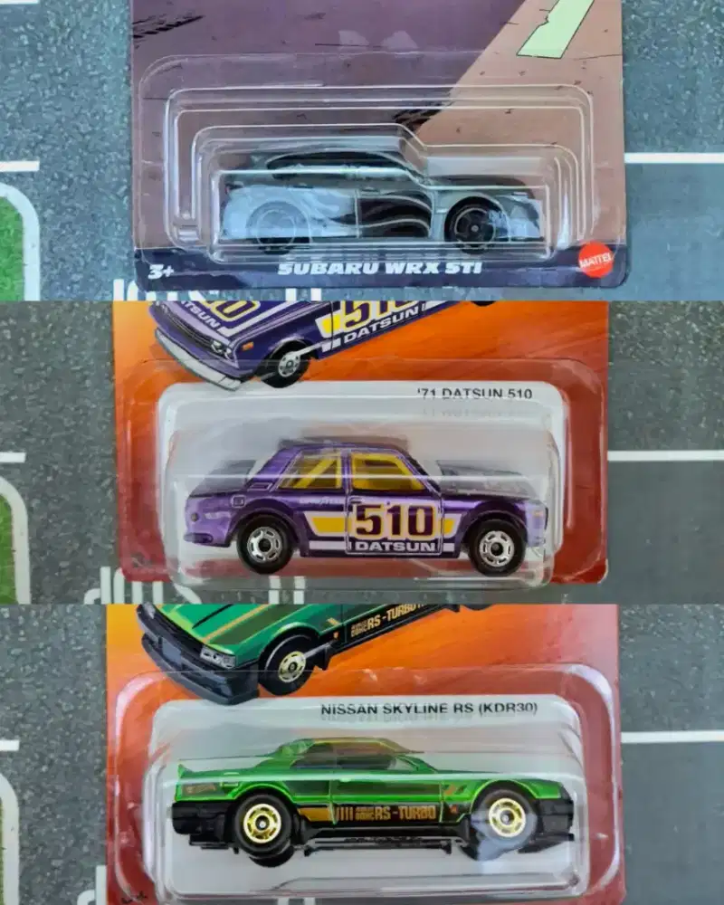 HW Siver Series & Hot Ones Series SUBARU WRX, DATSUN 510, NISSAN R30