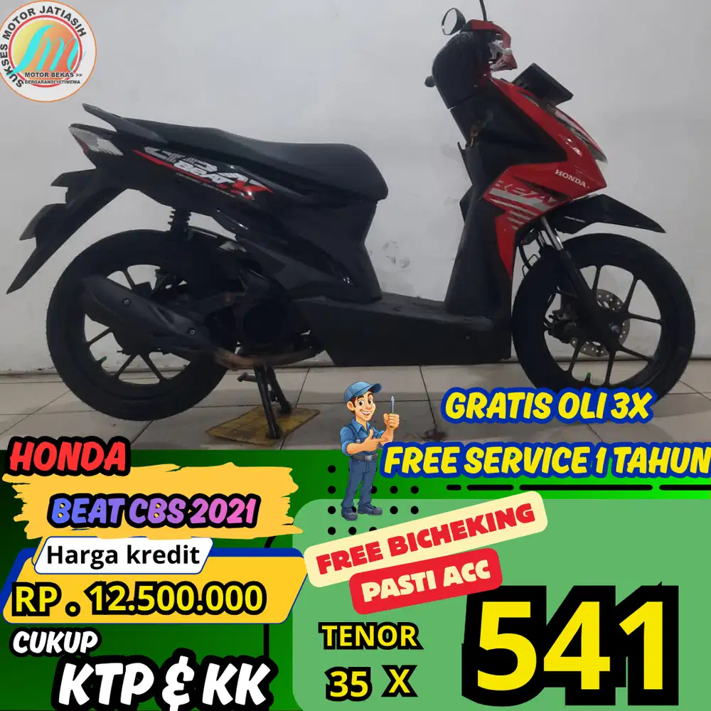 PROMO BI CHEKING AMBIL UNIT PASTI ACC HONDA BEAT CBS 2021