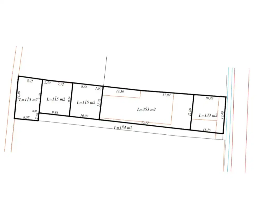 Tanah kav 115m2 Cakranegara
