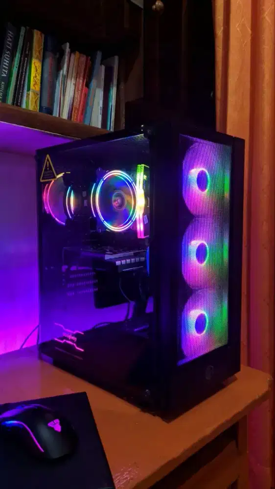 PC Gaming Murah Ryzen 5 + GTX 1650, RAM 16GB Dual SSD