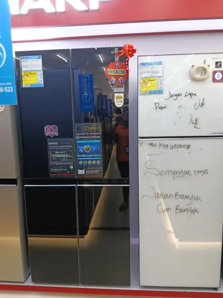 kulkas Sharp 180 watt 401L