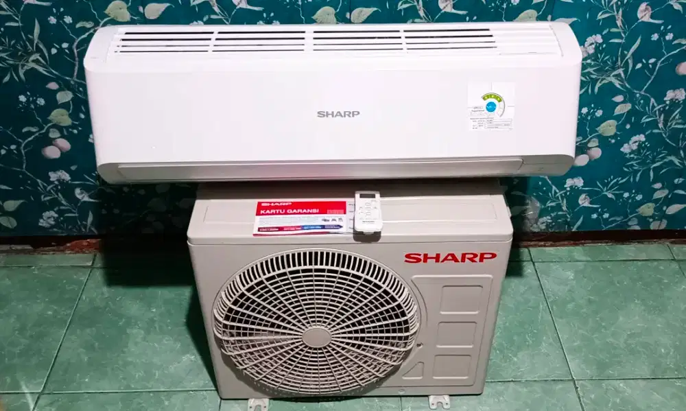 Ac sharp 1/2 pk, type terbaru freon r32