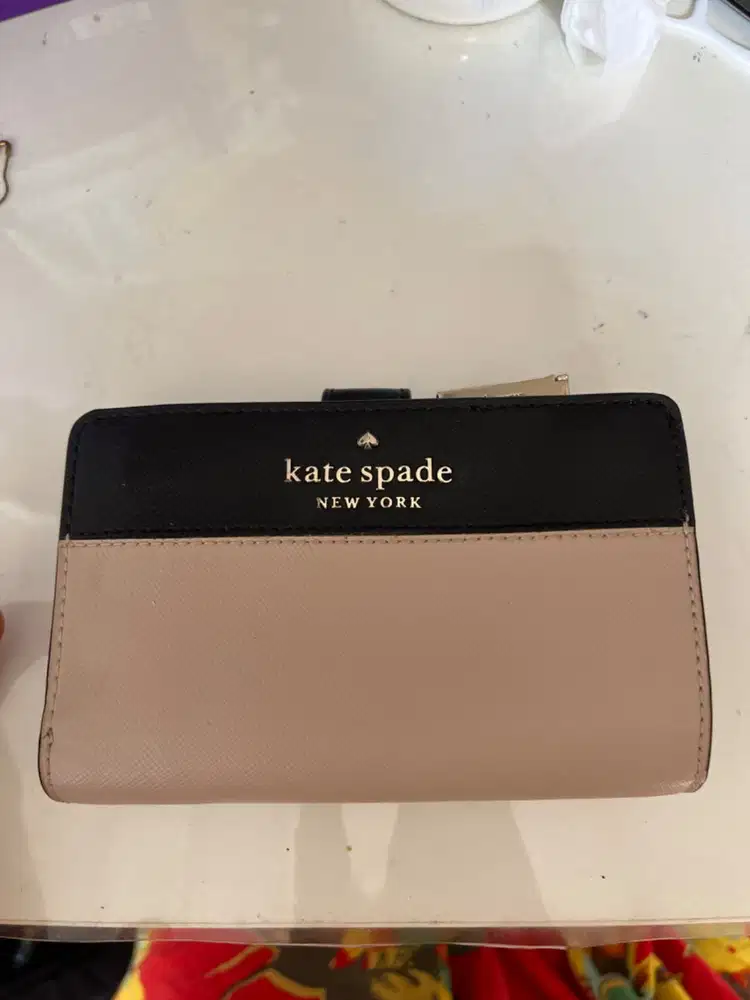 Dompet kate spade wallet stacey medium bifold preloved original