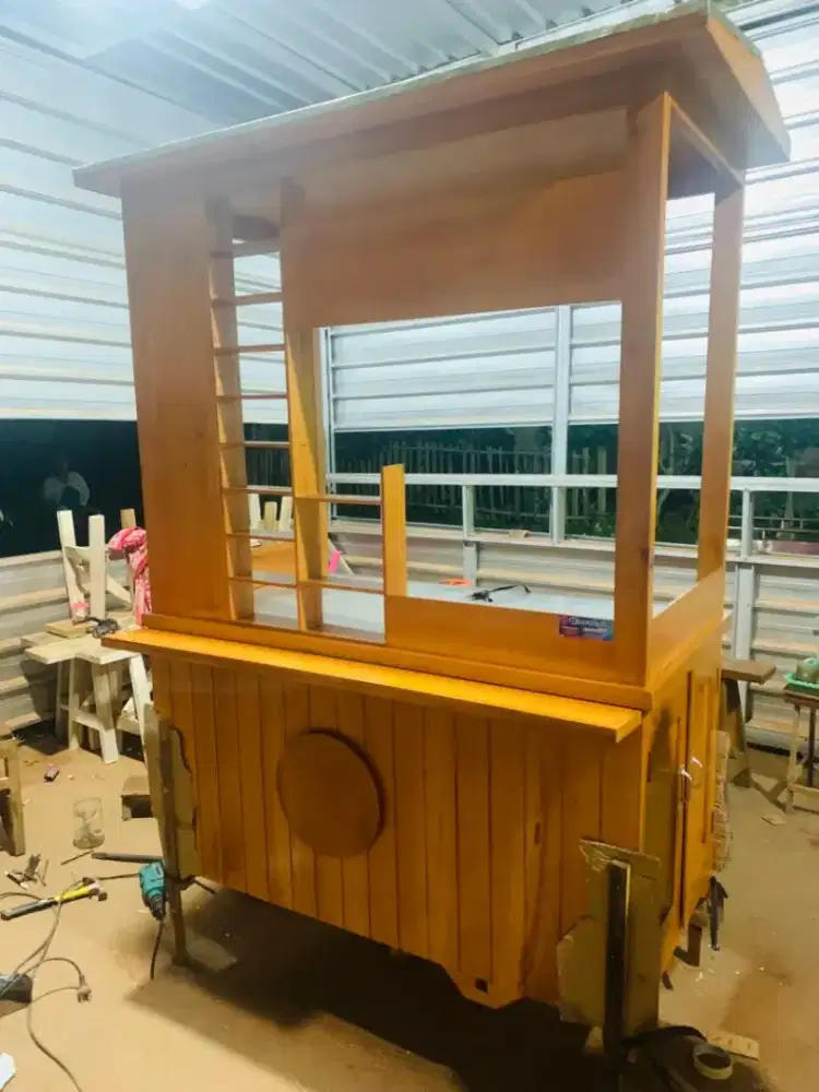 Jual Gerobak Angkringan, Bakso, Mie Ayam, Bubur, Sate, Soto, Pecel dll