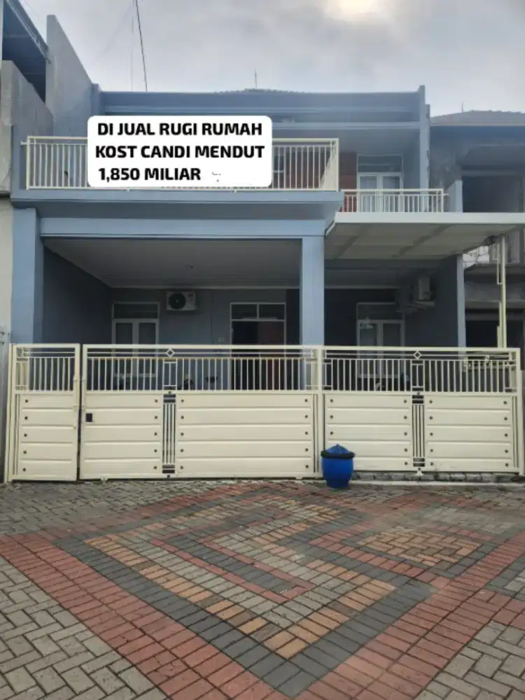 DIJUAL RUMAH KOST DI CANDIT MENDUT 8KT 9KM AC WATERHEATER 1,850M NEGOO