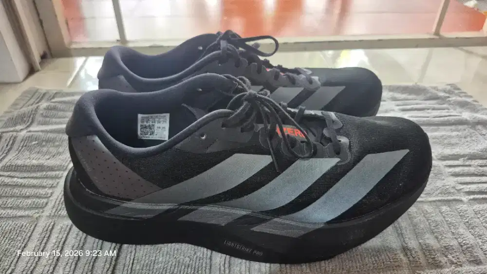 Adizero evo sl black grey orange
