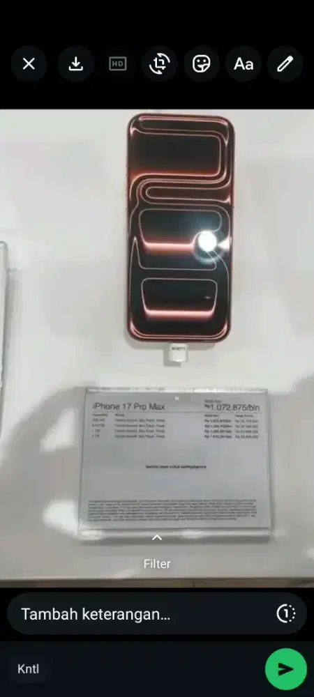 iPhone 17 pro max 256/512