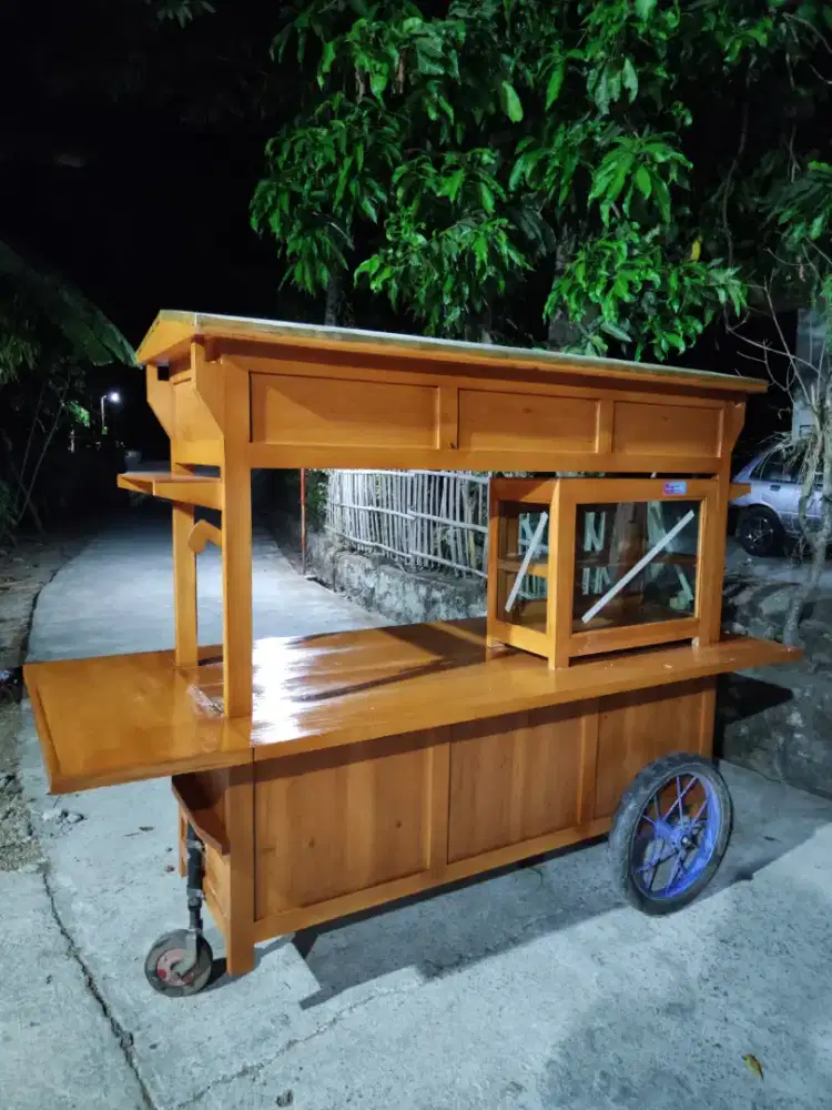 Gerobak Angkringan jg Melayani Pesanan Grobak Bakso Mie Bubur Sate dlL