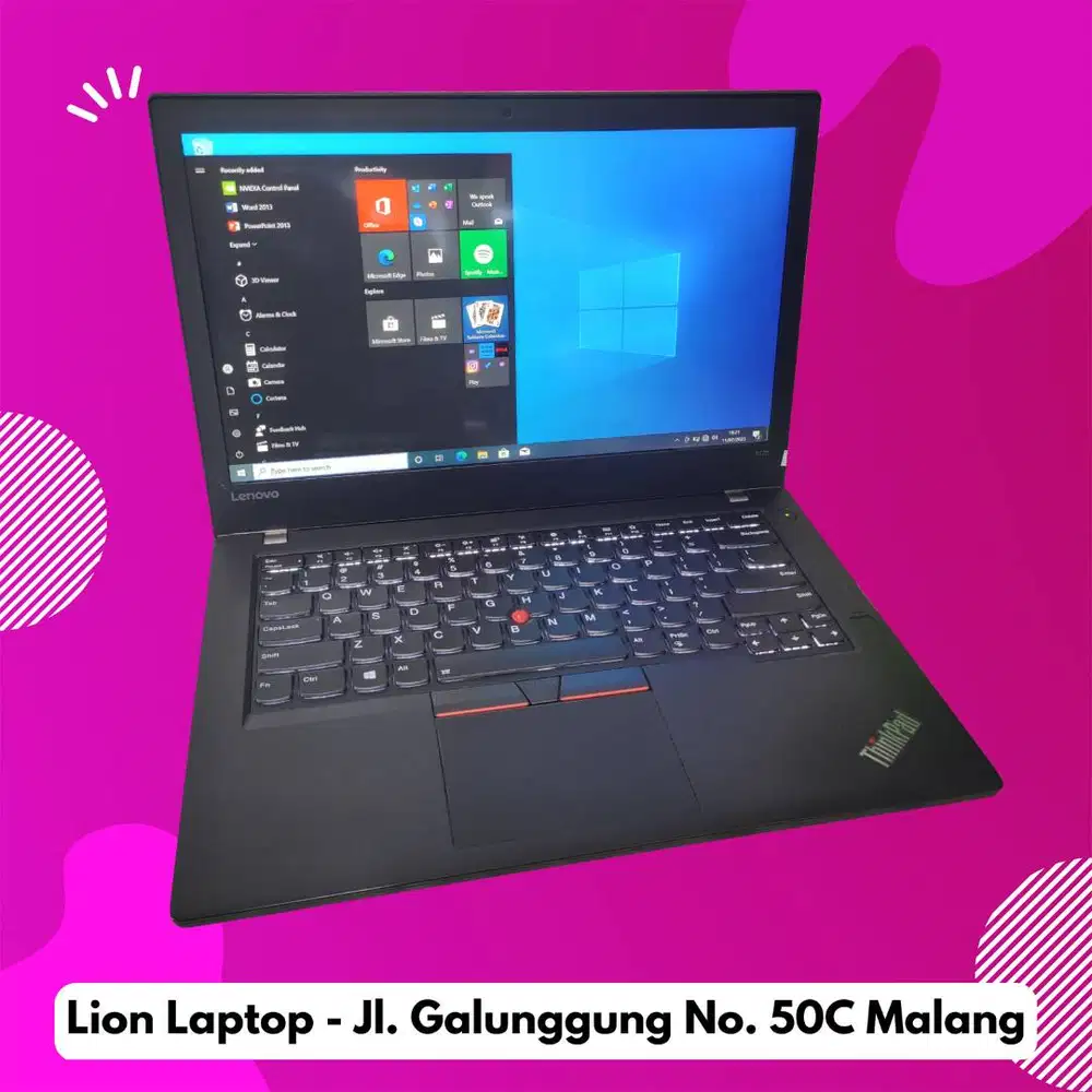 RAM 8GB SSD 256GB i5 Touchscreen Lenovo Thinkpad T470 [15|02]