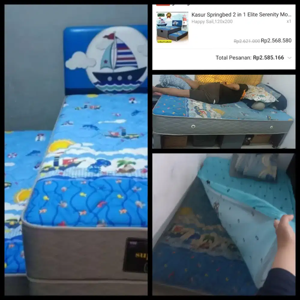 Dipan susun 120x200 bekas