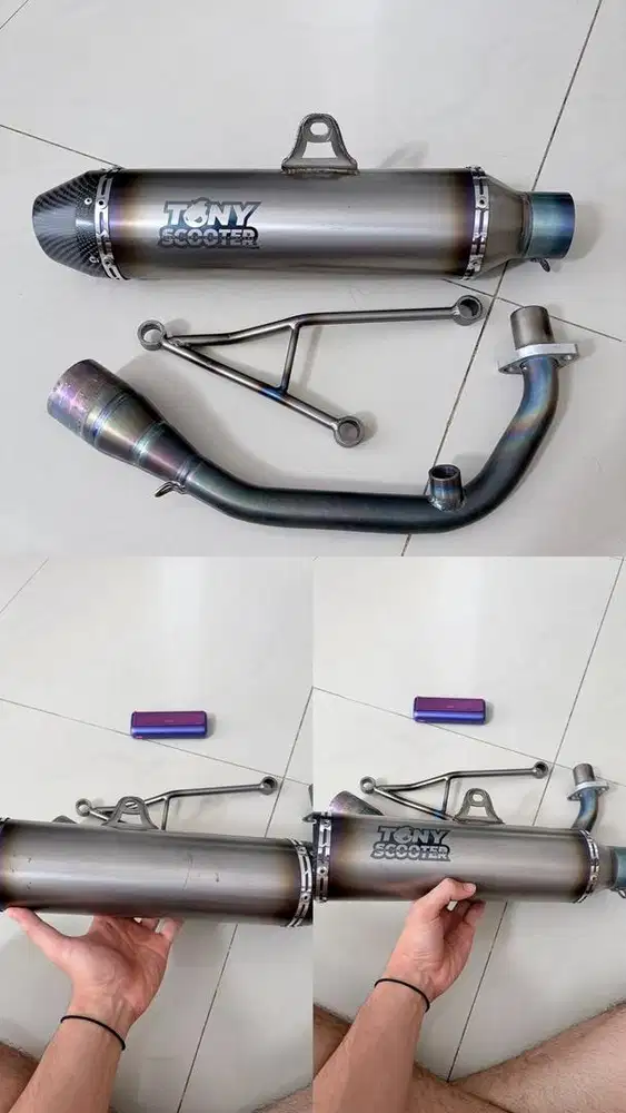 Knalpot Vespa merk Tony Scooter