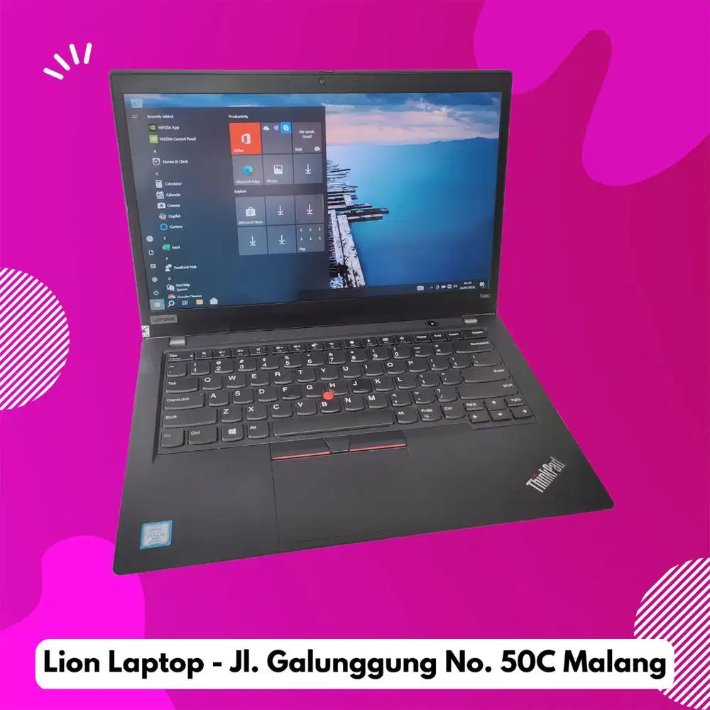 Double VGA NVIDIA Core i5 8/256 Slim Lenovo Thinkpad T490 [15|02]