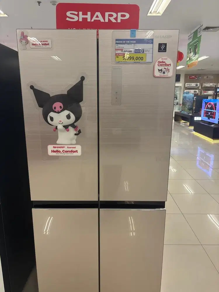 SHARP SBS 4pintu gold