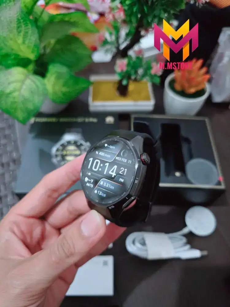 Huawei Watch GT 6 Pro 46mm Black Fullset Second Original Huawei Garans