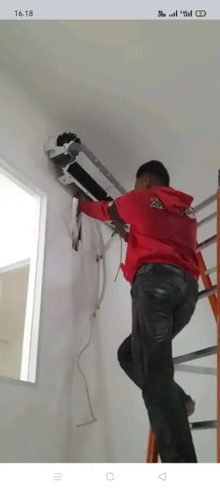 Jasa servis AC kulkas mesin cuci kompa air dll bergaransi