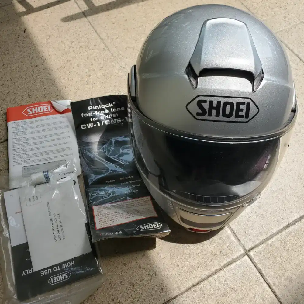 HELM SHOEI NEOTEC 1 SILVER MULTI ORIGINAL