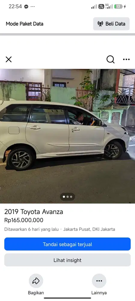 Toyota Avanza 2019 Bensin