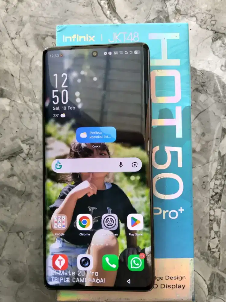 JUAL INFINIX HOT 50 PRO+ ROM 8/356 GB