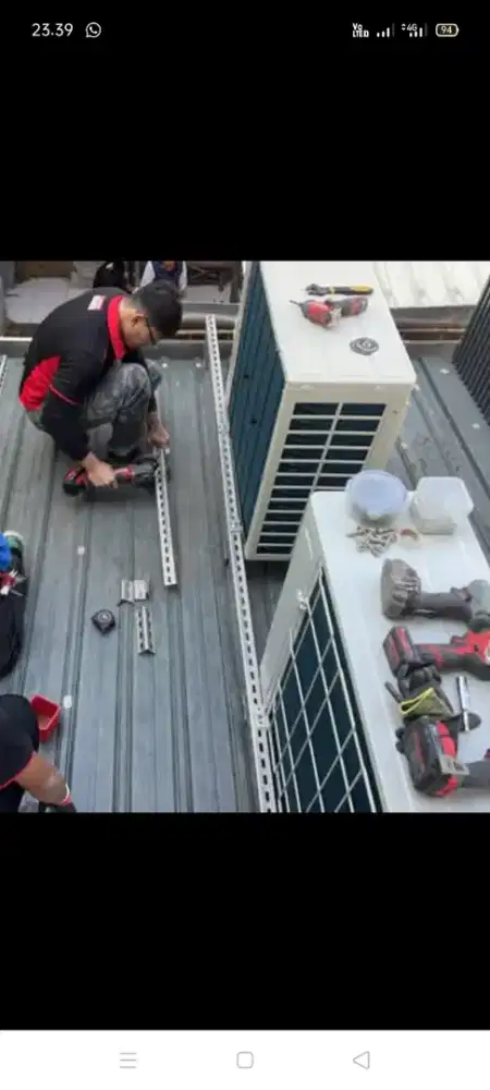 Jasa servis AC kulkas mesin cuci kompa air dll