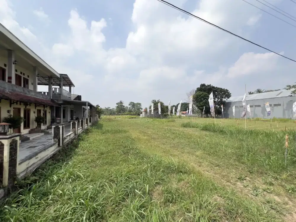 Tanah Palagan Pinggir Jalan Raya Aspal