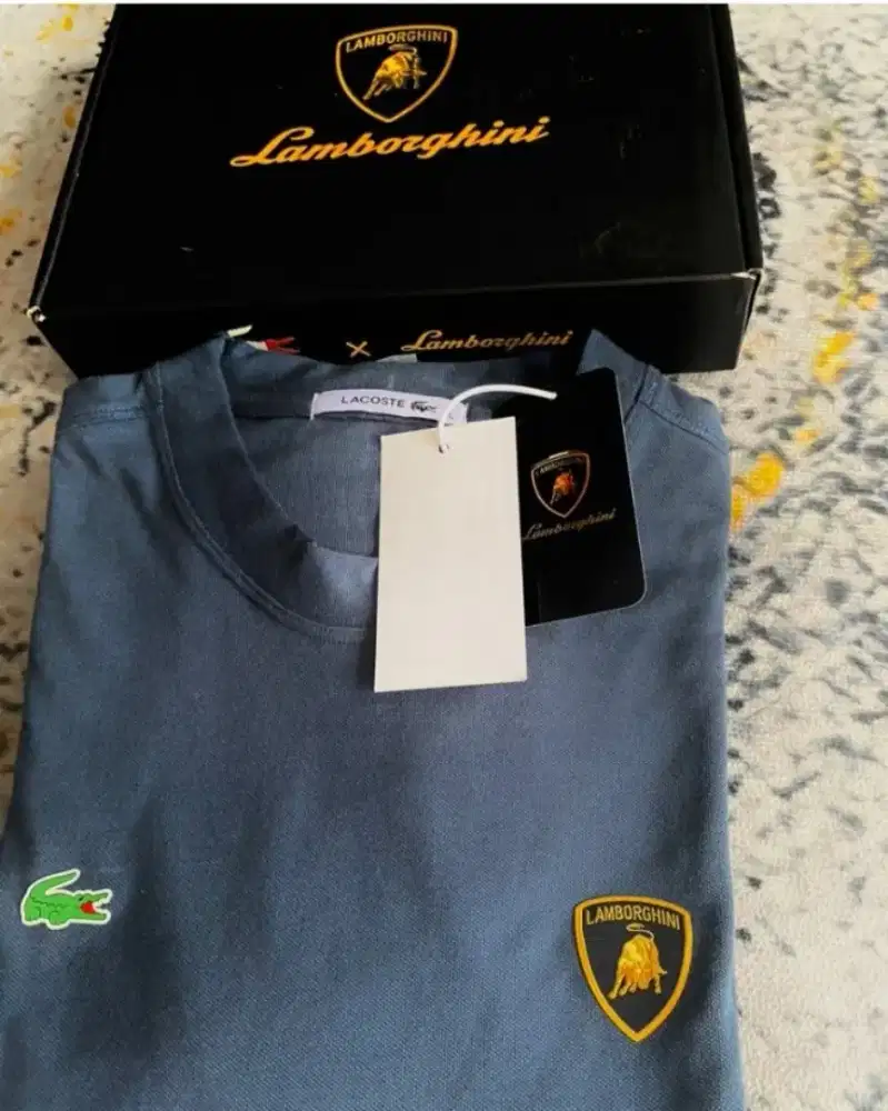 Kaos panjang Lamborghini size L dan XL