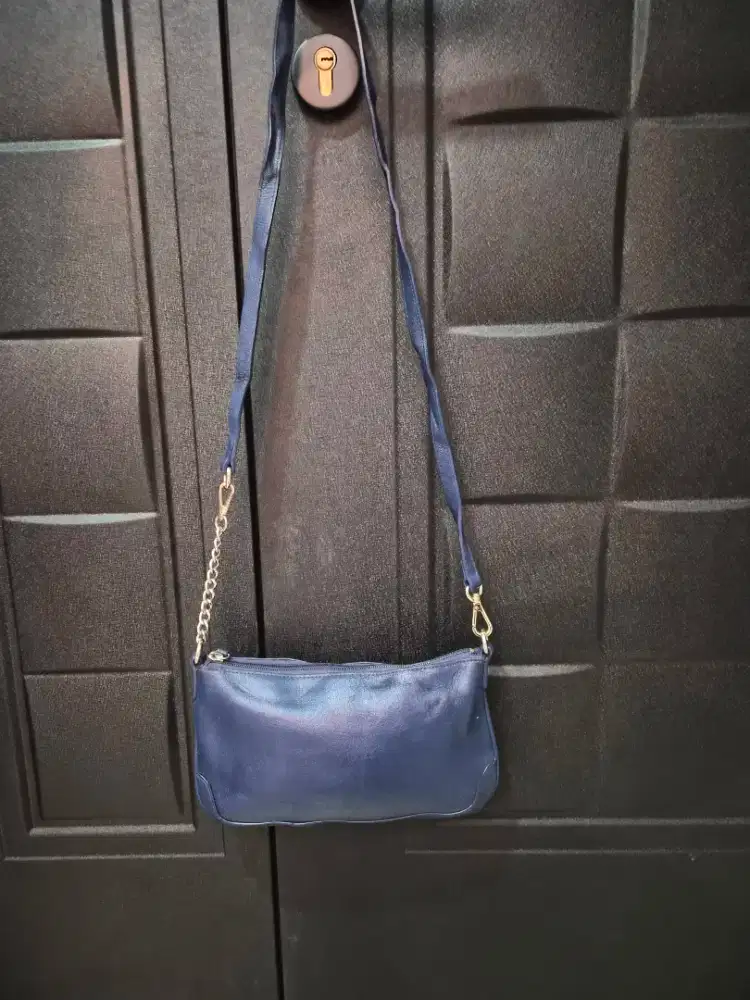 Tas kulit sling rantai Rhizliza