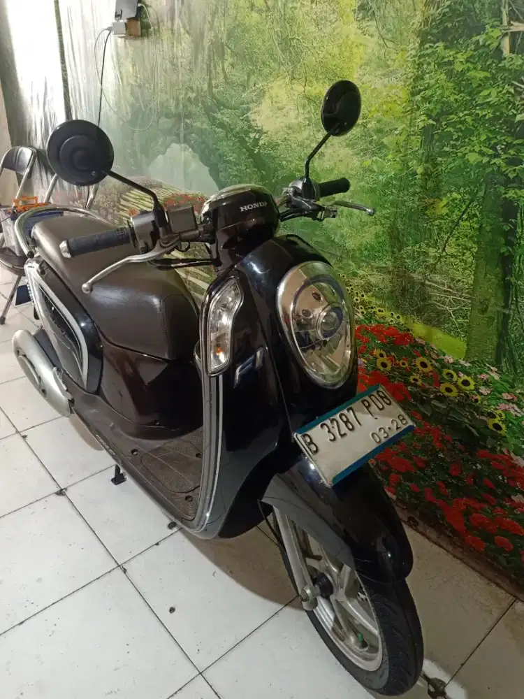 Honda Scoopy th 2017 original istimewa gress
