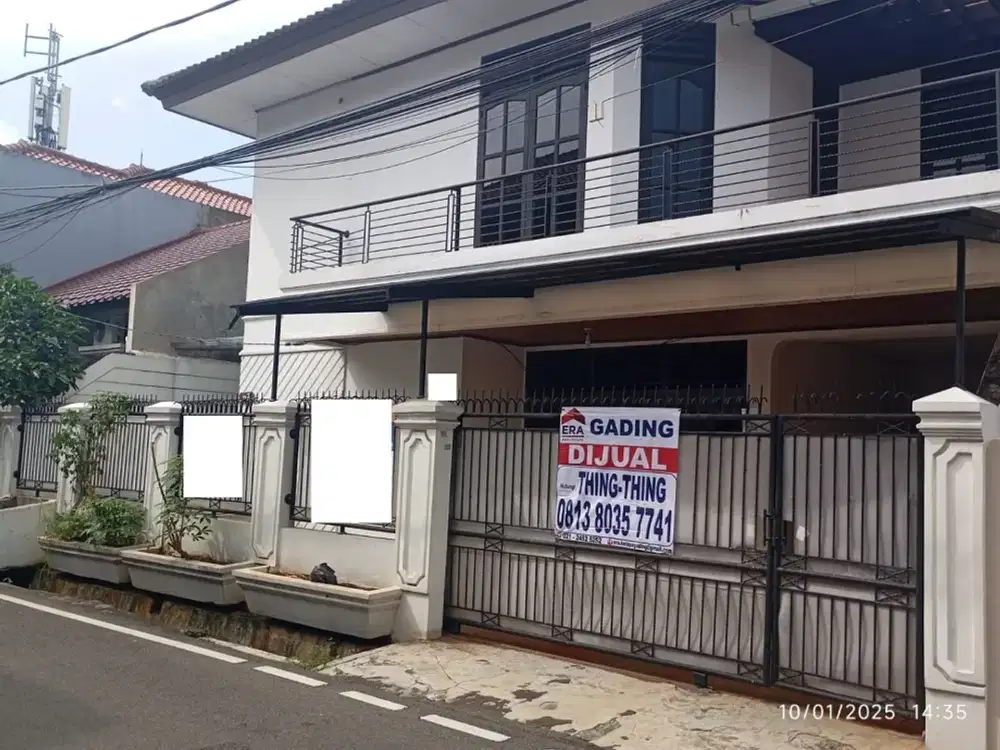 Ss3233- Murah! Dijual Rumah Standart Siap Huni 10x18 di Rawamangun