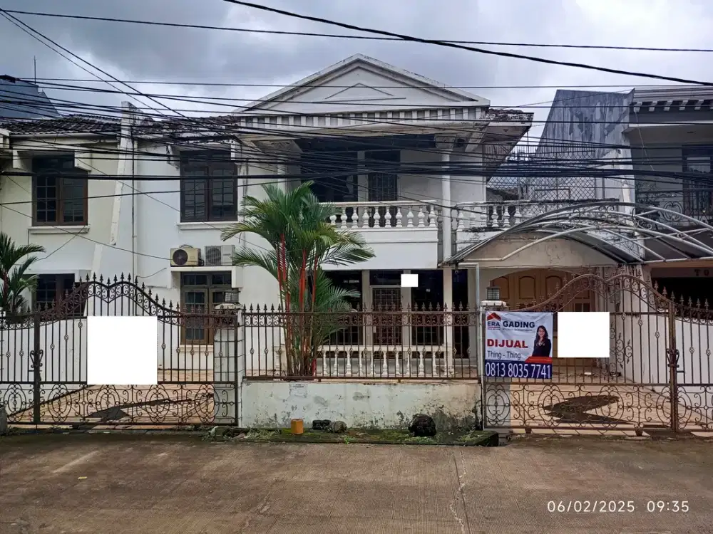 Ss3263- Murah! Dijual Rumah Tua 12x20 Jalan 3 Mobil di Gading Harmony