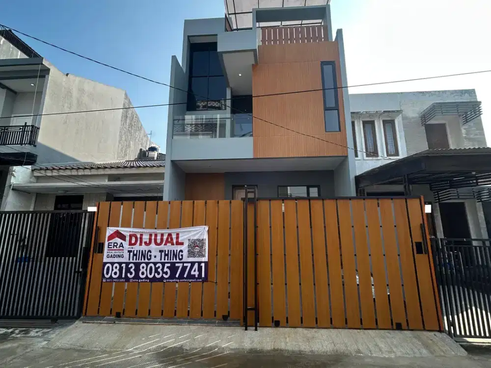 Ss3390- Murah ! Dijual Rumah Siap Huni 6x17 Brand New di Kelapa Lilin