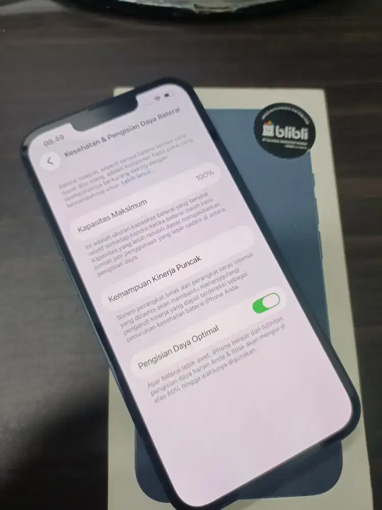 iPhone 13 128GB - BH 100% - GARANSI PANJANG JAN 2027 - LIKE NEW