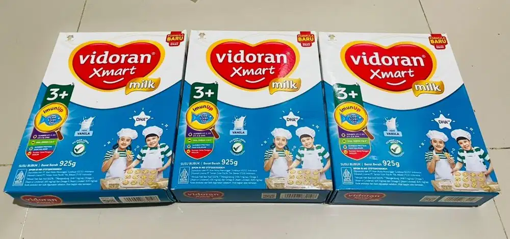 Dijual MURAH Susu Vidoran Xmart 3+ 925gr