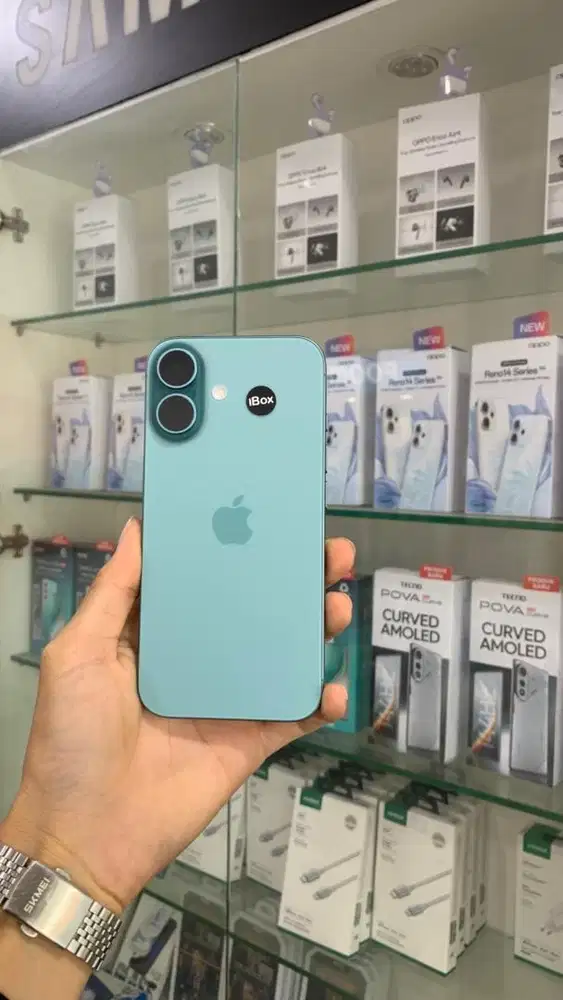 Iphone 16 128 GB Ibox, Garansi Aktif - Juli 2026