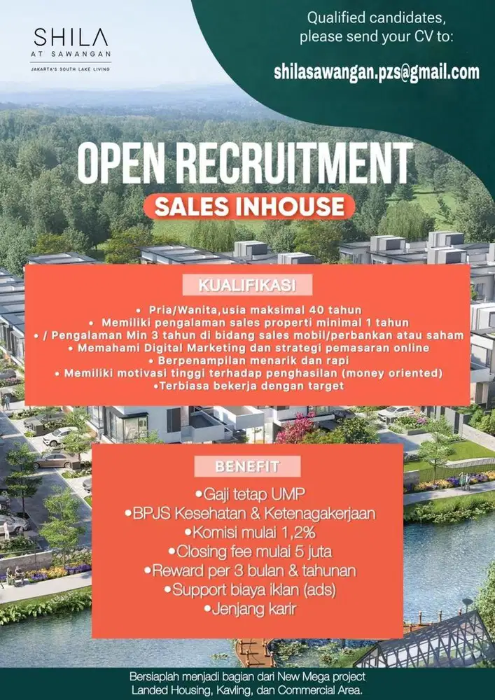 Lowongan SALES INHOUSE