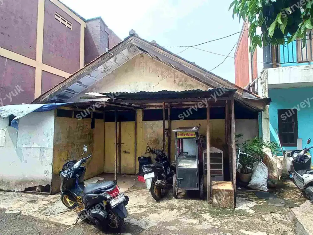 Tanah 160 m2 shm ada bangunan strategis Pondok Ranji